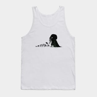 Lovecraftian Darwinism Tank Top